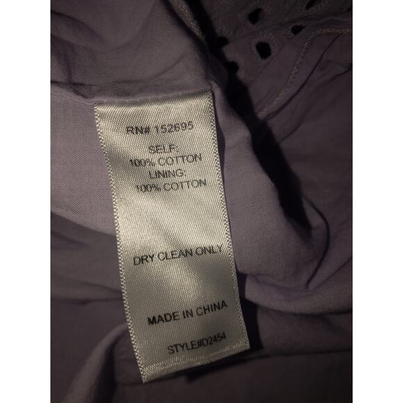 Slate & Willow Purple Smocked Dress L - Picture 8 of 8